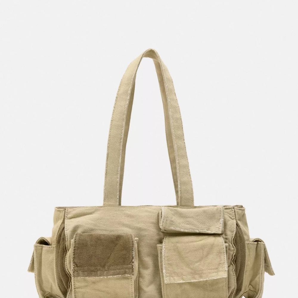 Zara Patchwork Shoulder Bag